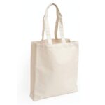 COTTON BAG 220 GSM WITH GUSSET NATURAL COLOR