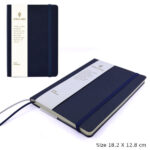 Collins- Glasgow B6 Navy Blue Grainy Note Book