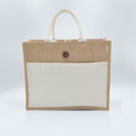 Jute Canvas Bag 225gsm WHITE