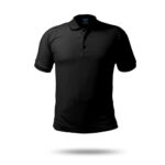 AGGERT Polo SUPIMA Cotton 220 GSM Black