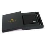 CLASSIC CENTURY SLIM WALLET - BLACK + BAILEY LUXUARY PEN- BLACK