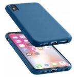 SOFT TOUCH CASE IPH X BLUE
