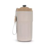 AGGERT Travel Mug with Temperature Display BROWN
