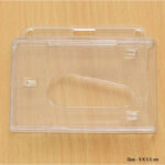 Clear Double ID Holder - Horizontal