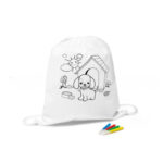 Children’s colouring Drawstring Bag